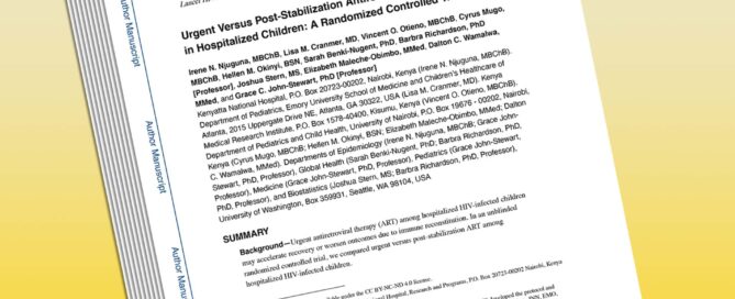Urgent Versus Post-Stabilization Antiretroviral Treatment (ART) in Hospitalized Children: A Randomized Controlled Trial